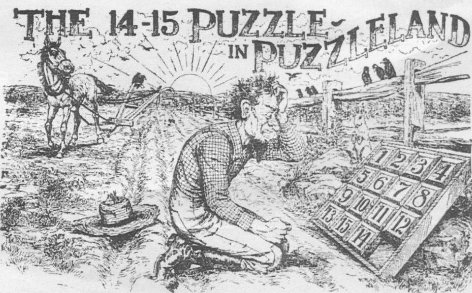 From the history of the 15 puzzle. 