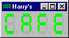 Word 7 segment display component